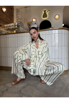 Брюки, рубашка THE.WOMAN 0329 бежевый - фото 2