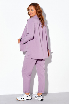 Брюки, жакет Liona Style 694 лиловый - фото 3
