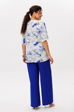 Брюки Anelli 1630.1 лазурь_лилий - фото 5