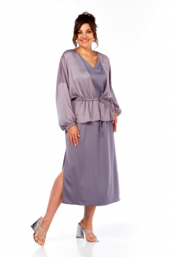 Блуза, платье Диомант 2088 лаванда - фото 3