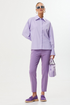 Рубашка Твой имидж 2185 сиреневый - фото 4