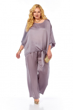 Блуза, брюки Диомант 2089 лаванда - фото 1