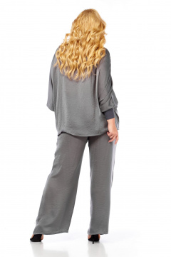 Блуза, брюки Диомант 2089 серый - фото 2