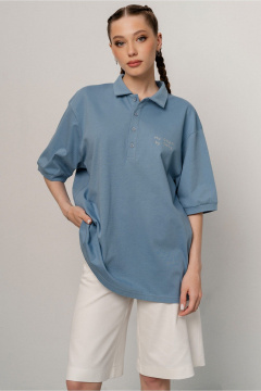 Джемпер JRSy 2545 пыльно-голубой - фото 1