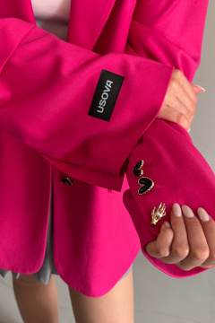 Жакет USOVA U61750028 фуксия - фото 5