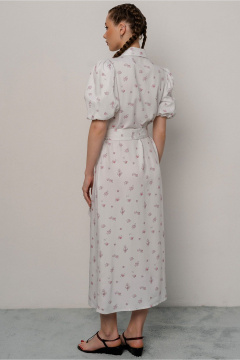 Платье JRSy 2553 розовые_бутоны_на_белом - фото 4