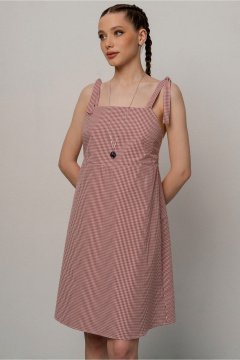 Сарафан JRSy 2594 красная_клетка - фото 4