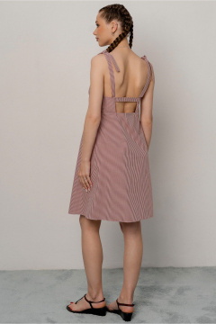 Сарафан JRSy 2594 красная_клетка - фото 2