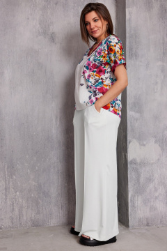 Блуза BegiModa 4130 маковый_принт - фото 4