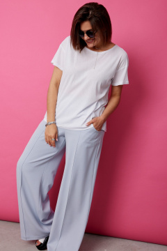 Блуза BegiModa 4133 белый - фото 4