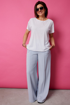 Блуза BegiModa 4133 белый - фото 3