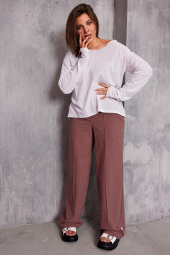 Брюки BegiModa 6066 виноград - фото 3