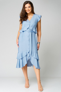 Платье Мишель стиль 1287 джинсовый - фото 1