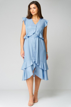 Платье Мишель стиль 1287 джинсовый - фото 3