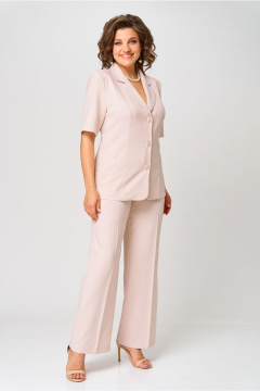 Брюки, жакет Орхидея 1596 пудра - фото 4