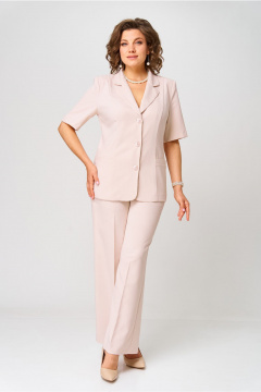 Брюки, жакет Орхидея 1596 пудра - фото 1