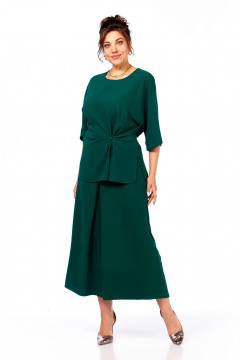 Блуза, брюки Диомант 2084 изумруд - фото 5