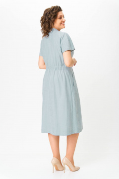 Платье Slaviaelit 551 светло-серый - фото 5