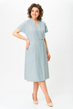 Платье Slaviaelit 551 светло-серый - фото 2