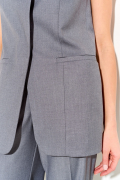 Жилет LUEL 252/5 светло-серый - фото 3