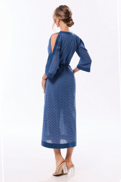 Платье Golden Valley 44251 темно-голубой - фото 2