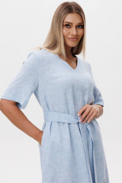 Платье Ma Сherie 4109 голубой_меланж - фото 5