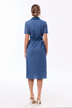 Платье Golden Valley 44180 темно-голубой - фото 2