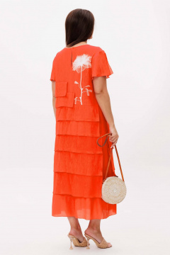 Платье Fantazia Mod 5135 апельсин - фото 2