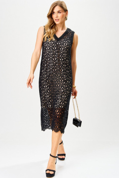 Платье Laikony L-433 черный - фото 2