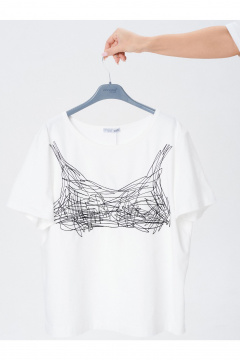 Футболка Condra 16282 молочный - фото 4