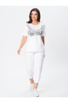 Футболка Condra 16282 молочный - фото 3