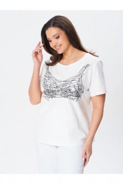 Футболка Condra 16282 молочный - фото 1