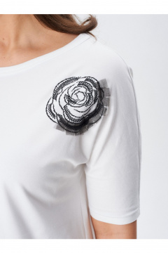 Футболка Condra 16275 молочный - фото 5