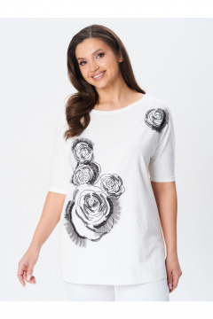 Футболка Condra 16275 молочный - фото 3