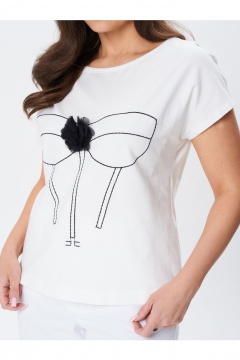 Футболка Condra 16274 молочный - фото 4