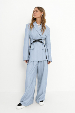 Брюки, жакет PiRS 5854 голубой - фото 2