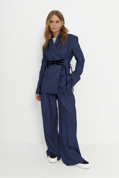 Брюки, жакет PiRS 5854 синий - фото 1