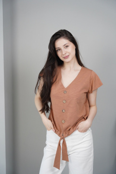 Джемпер Купалинка 682504.158-164 кофе - фото 1