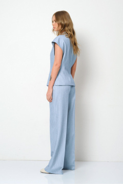 Брюки, жилет PiRS 5894 голубой - фото 3