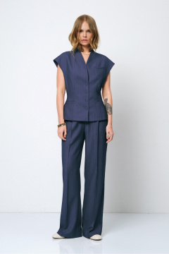 Брюки, жилет PiRS 5894 синий - фото 3