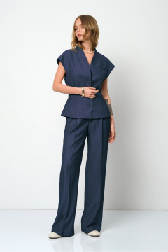 Брюки, жилет PiRS 5894 синий - фото 2