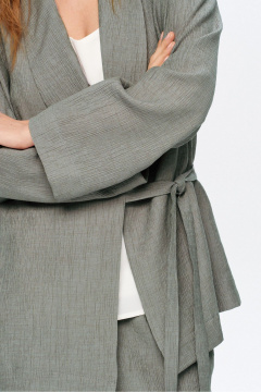 Блуза, брюки PiRS 5955 серо-зеленый - фото 3