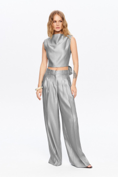 Брюки, топ PiRS 5988 серый - фото 5