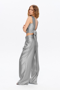 Брюки, топ PiRS 5988 серый - фото 2