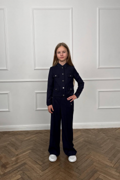 Жакет Tammi 1Ш92-25/1 синий - фото 4