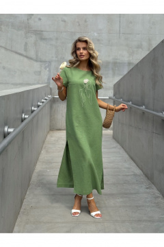 Платье Dilana VIP 2100 зеленый - фото 1