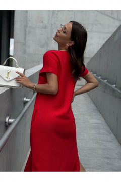 Платье Dilana VIP 2100 красный - фото 4