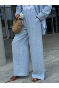 Брюки, рубашка Dilana VIP 2105 голубой_меланж - фото 2