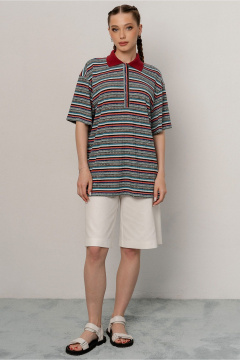 Джемпер JRSy 2547 полоса_мультиколор - фото 4