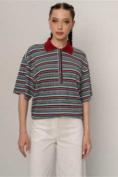 Джемпер JRSy 2547 полоса_мультиколор - фото 1